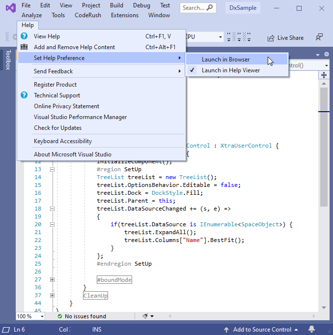 Как установить devexpress visual studio