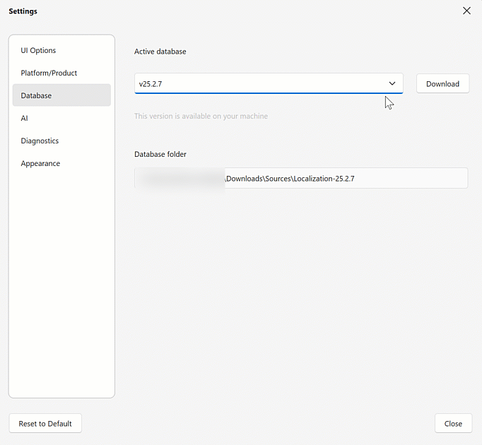 Localization Tool - Download Resources for a New Version, DevExpress
