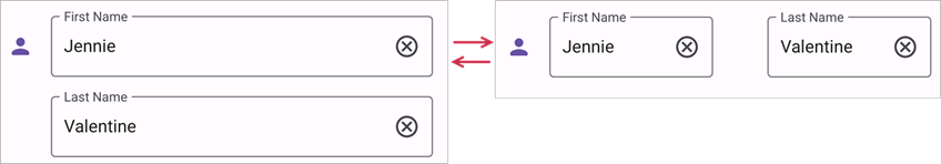 DevExpress DataForm for .NET MAUI - Single and multi-row layout