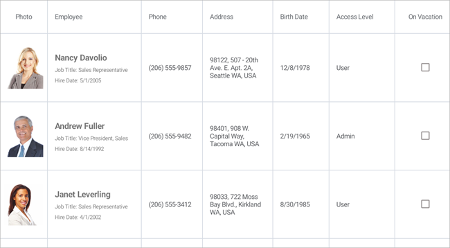 .NET MAUI Data Grid Getting Started