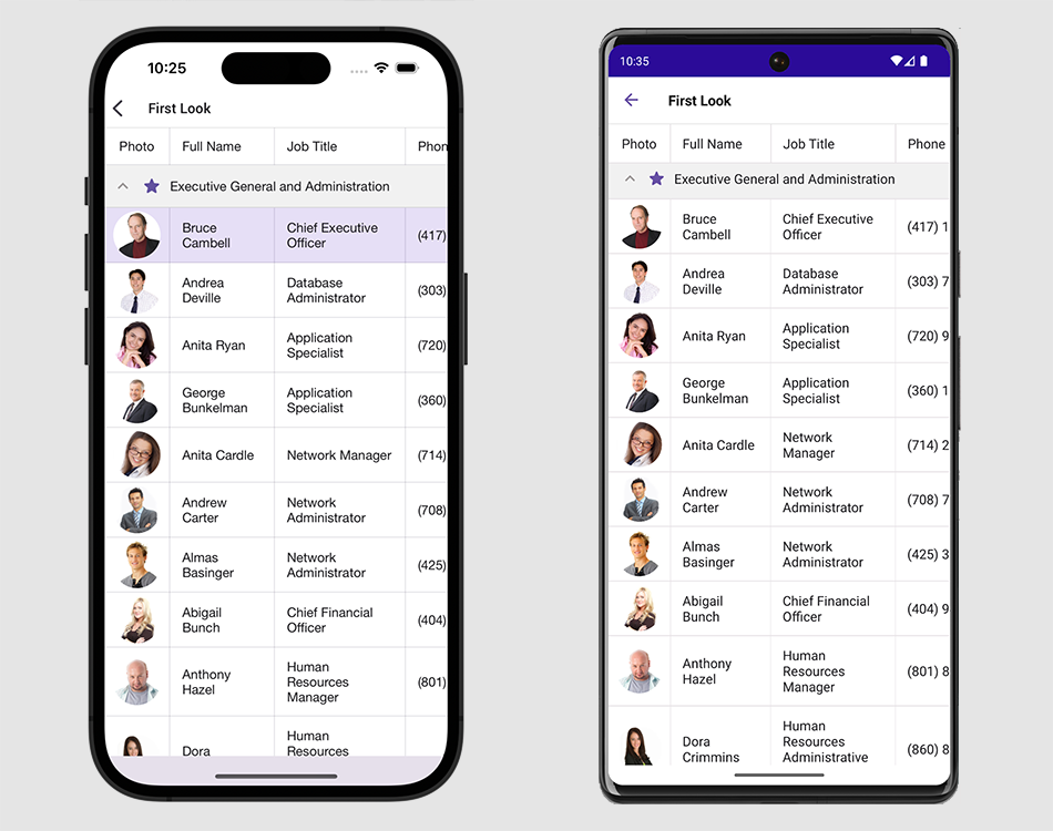 Data Grid Mobile Ui Controls Devexpress Documentation Hot Sex Picture