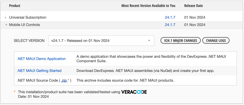 DevExpress Download Manager - Download .NET MAUI Source Code