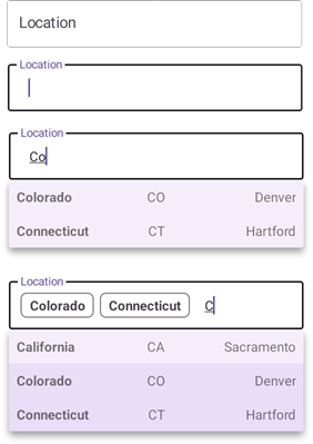 DevExpress Auto-complete token editor for MAUI