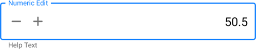 .NET MAUI NumericEdit - Up and Down Icons