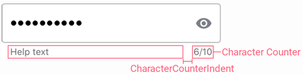 DevExpress MAUI TextEdit - Counter