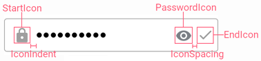 DevExpress MAUI PasswordEdit - Icons