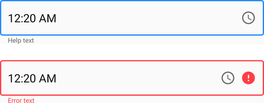 DevExpress MAUI - time-edit-help-and-error
