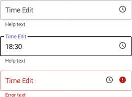 DevExpress Time editor for MAUI