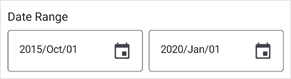 DevExpress Filtering UI for MAUI - Date range editor