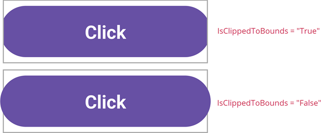 DevExpress Layouts for .NET MAUI - IsClippedToBounds in action