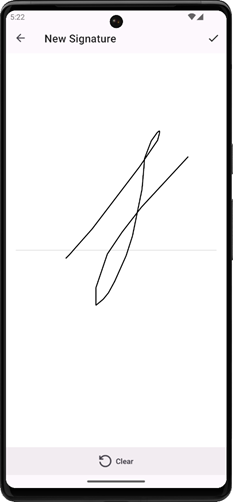 DevExpress PDF Viewer for .NET MAUI - Drawing a signature