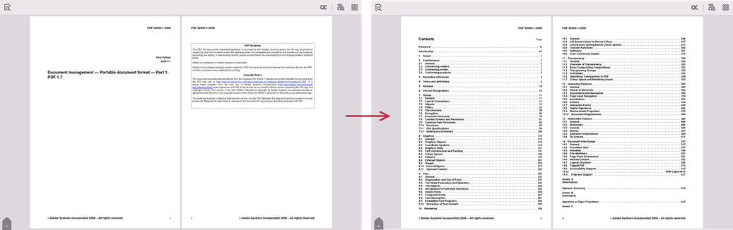 DevExpress PDF Viewer for .NET MAUI - TwoPages mode