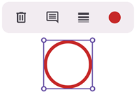 DevExpress PDF Viewer for .NET MAUI - Ellipse drawing context menu