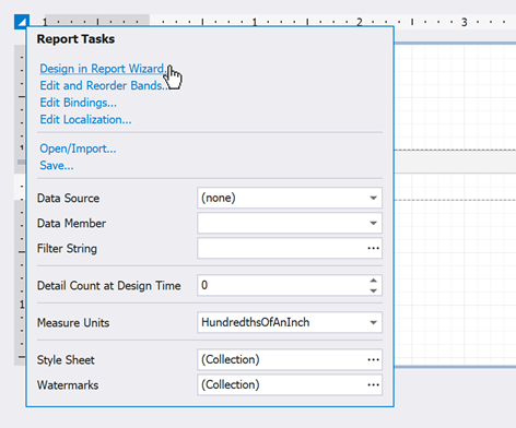 DevExpress Reporting and .NET MAUI PDF viewer - Run the report designer