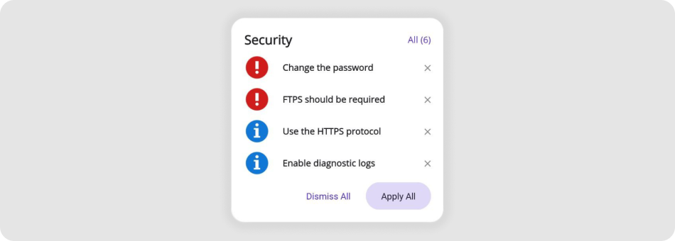 Expandable Cards with Lists Featured Scenario