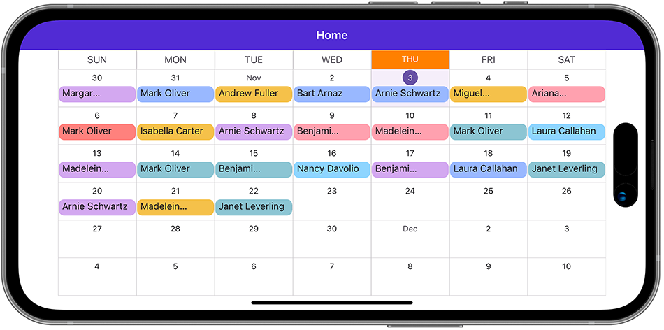 Scheduler - Month Cell Appearance