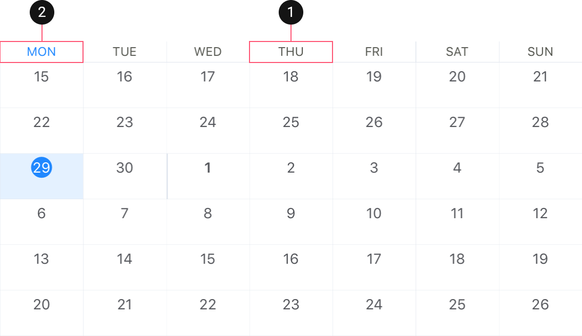 Date Header Types