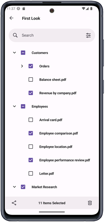 DevExpress Tree View for .NET MAUI - Checkboxes