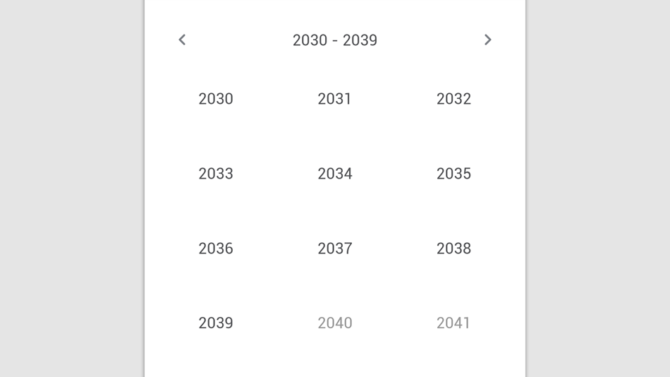 DevExpress Calendar - Specific View and Year