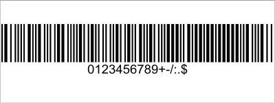 Barcode Codabar19518 