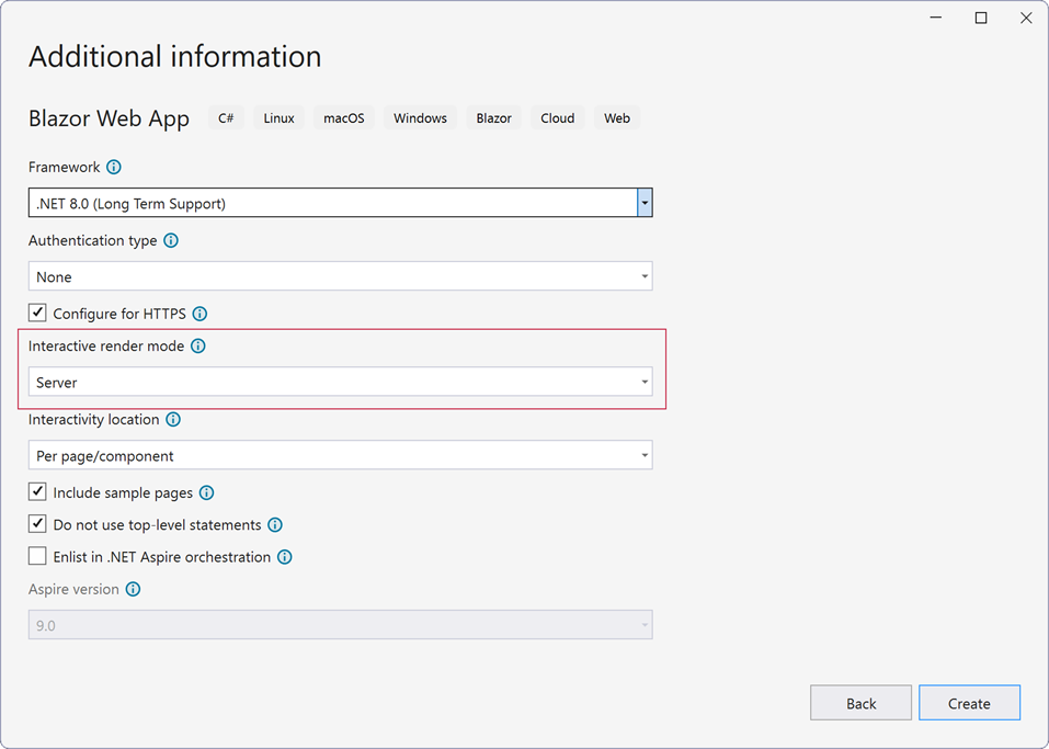 Set the target framework to .NET 6.0