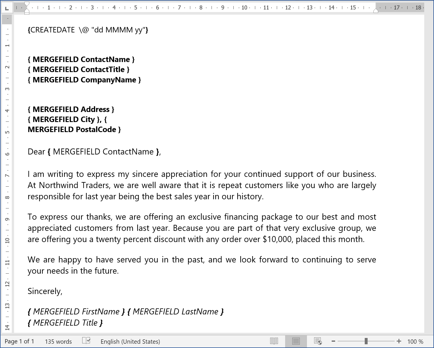 Use the Word Document API to Generate and Send Business Letters within ...