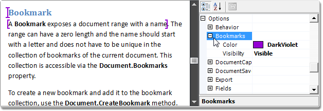 BookmarkOptions