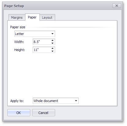 RichEdit_PageSetupDialog_Paper