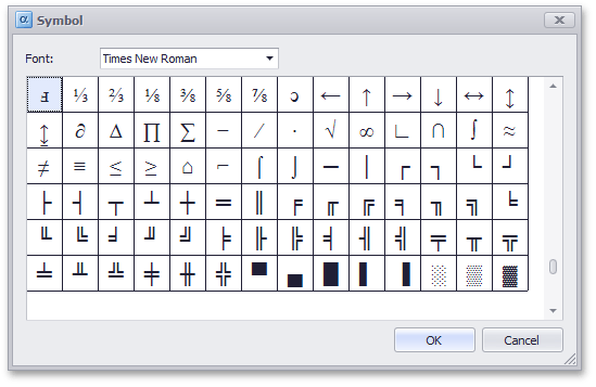 SymbolForm