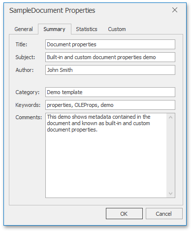 DocumentPropertiesDialog-Summary