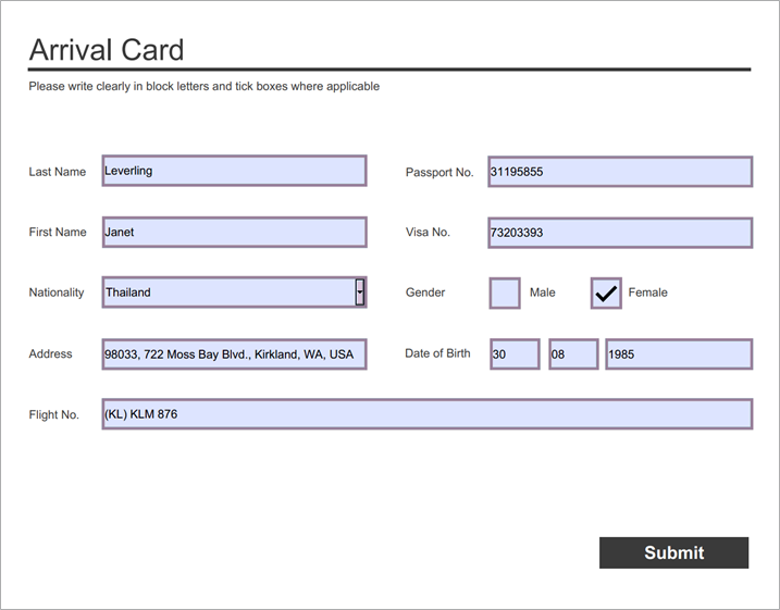 a pdf file generated with the new PDF Document API