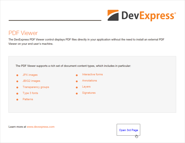 DevExpress PDF Document API - Wrap a Text with a Link Annotations