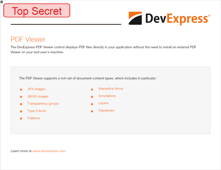 DevExpress PDF Document API - Create Rubber Stamp Annotations