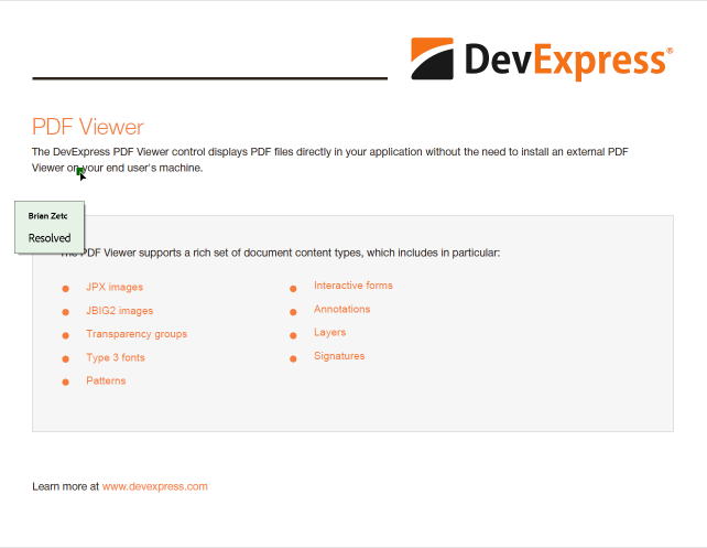 DevExpress PDF Document API - Search and Edit Annotations