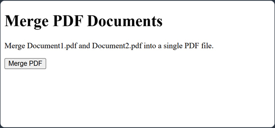 Office File API Application with a Merge Button