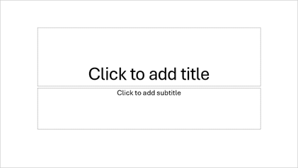 DevExpress Presentation API - Default layouts - Title