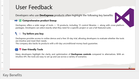 DevExpress Presentation API - Extract Notes from the Slide