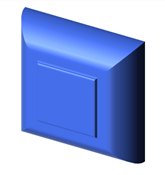 DevExpress Presentation API - Bevel type - Riblet