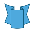 DevExpress Presentation API - Shape Type - CurvedDownRibbon