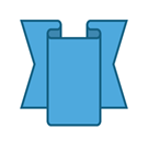 DevExpress Presentation API - Shape Type - DownRibbon