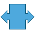 DevExpress Presentation API - Shape Type - LeftRightArrowCallout