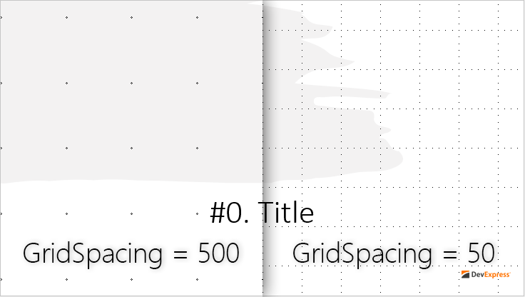 DevExpress Presentation - View Properties - Grid Spacing