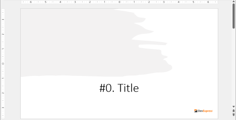 DevExpress Presentation Views - Show Single View