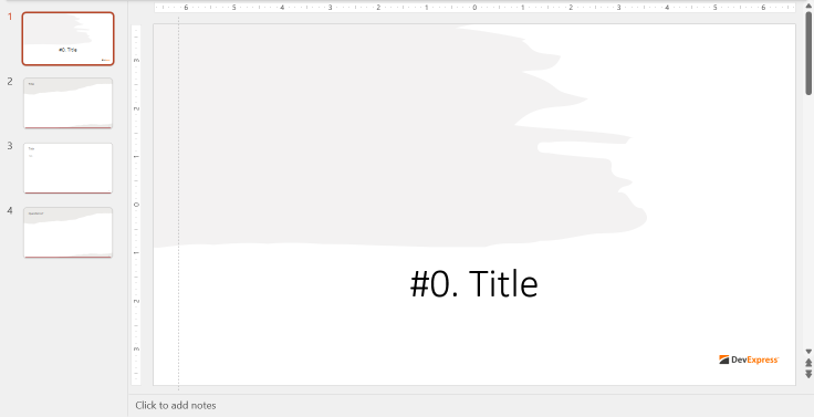 DevExpress Presentation Views - Drawing Guides