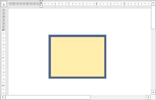 Add a rectangle to a document