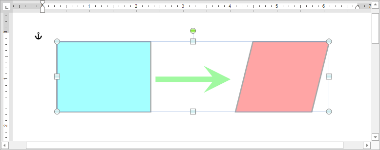 Add a line to shape group