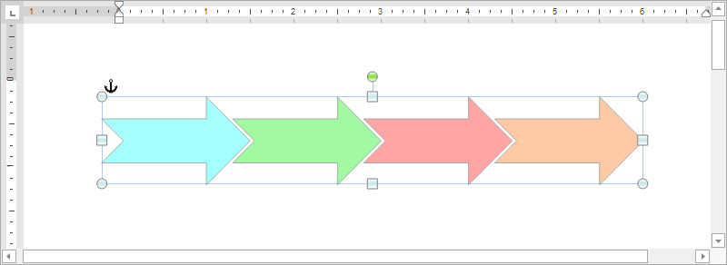 Add nested groups to an existing shape group