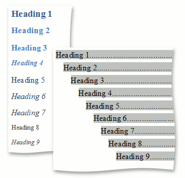 RichEditControl_HeadingStylesAndLevels