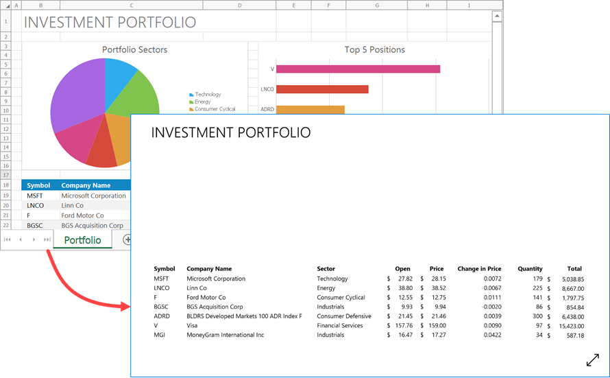 Spreadsheet - Export a Cell Range to a Black and White Image