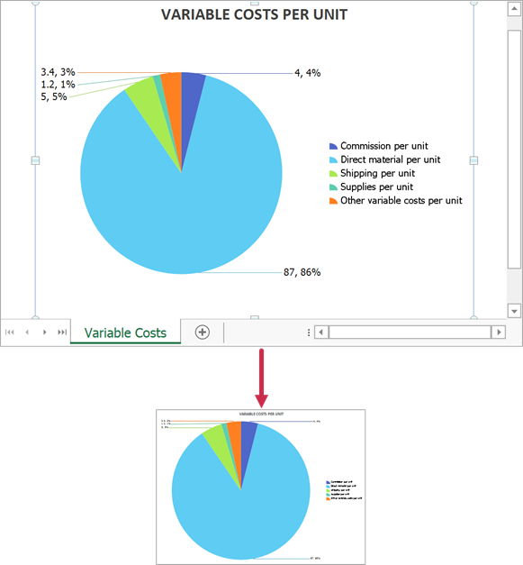 Export the Scaled Chart Sheet to an Image